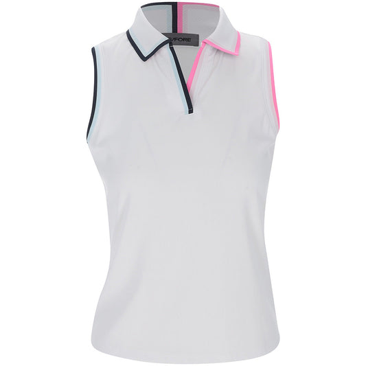 Women's Tech Nylon Rib Sleeveless Polo