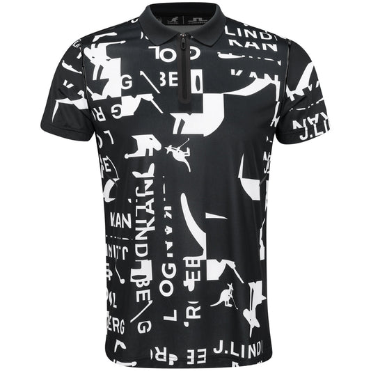 Miro Print 1/4 Zip Polo