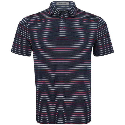 Multi Stripe Tech Piqué Polo