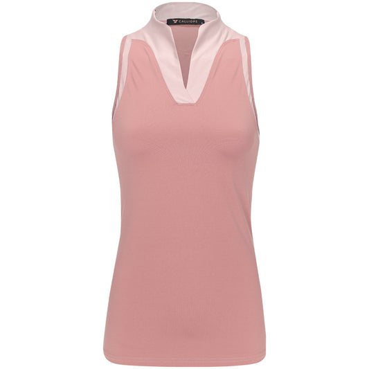 Women's Lucky In Leather Sleeveless Polo