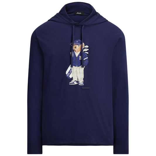 Polo Bear Jersey Long Sleeve Hooded T-Shirt