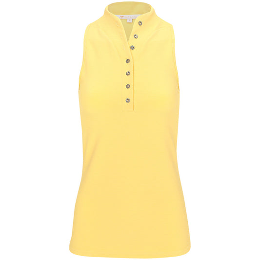 Women's Latah Sleeveless Mock Neck Polo