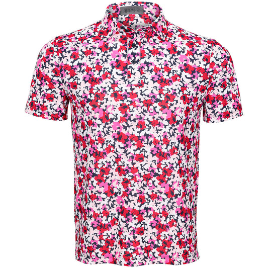 Camo Floral Tech Pique Polo