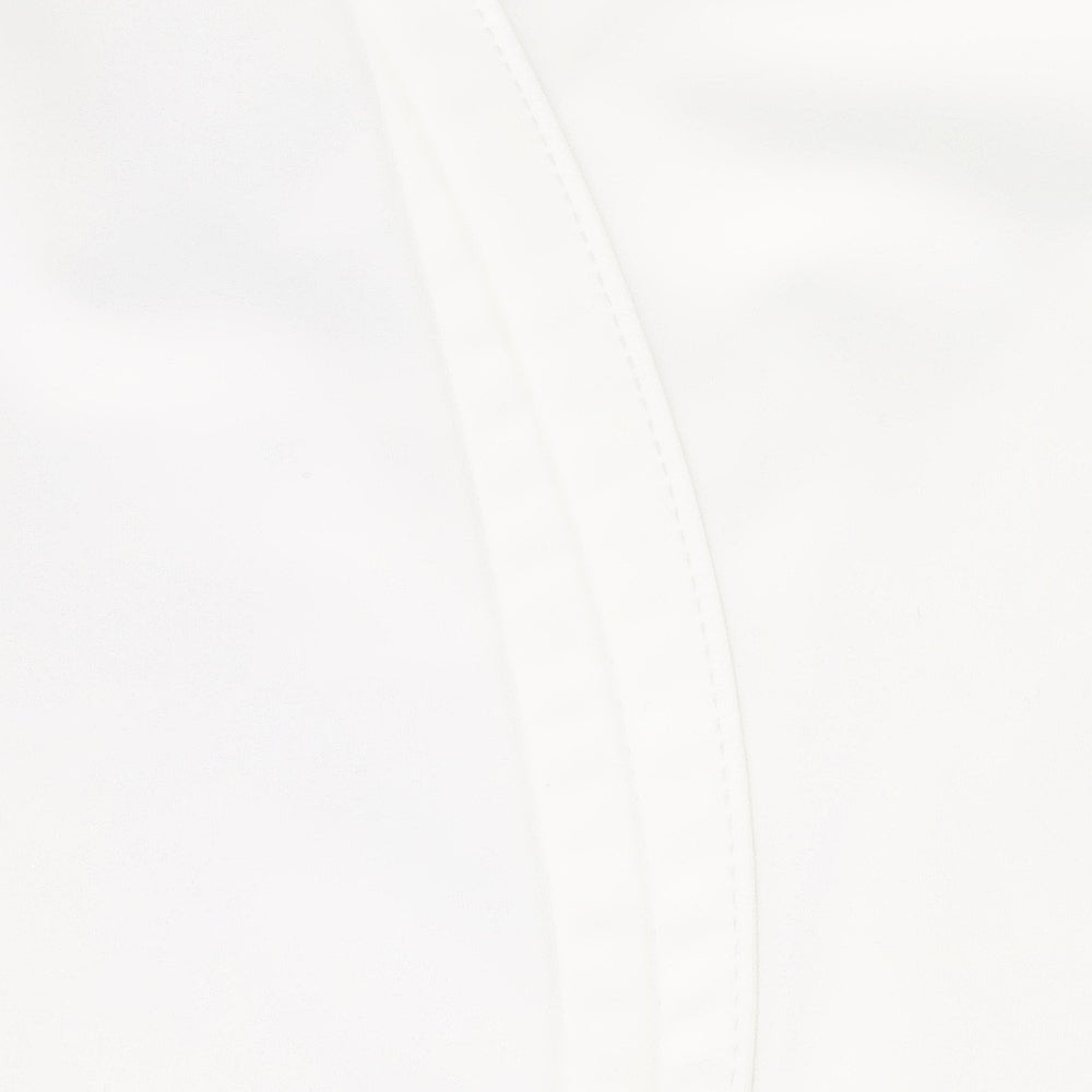Women's Pleated Collar Silky Tech Nylon Sleeveless Polo